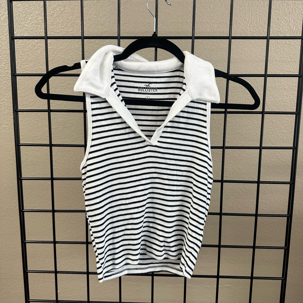 Hollister striped tank